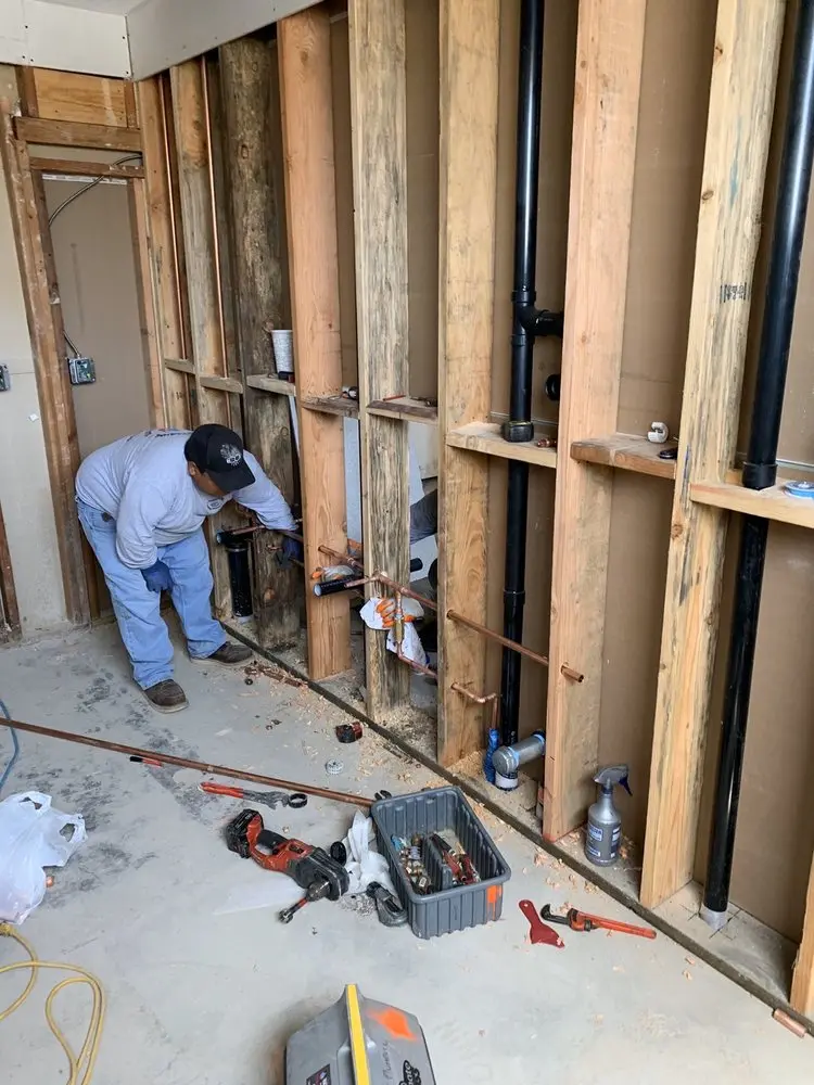 Commercial rough-in plumbing for Gas Line Repair in Ballston